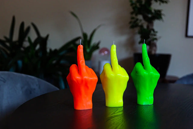 F*ck you neon Grün von Candle Hand