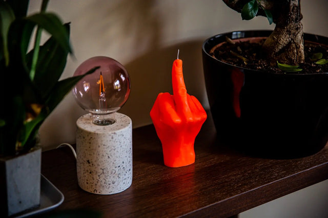 F*ck you neon Grün von Candle Hand