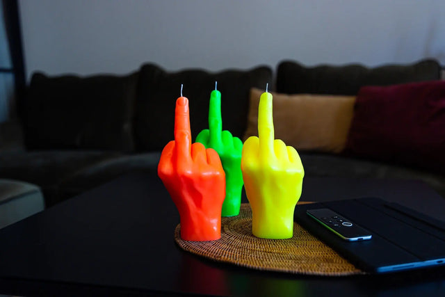 F*ck you neon Grün von Candle Hand