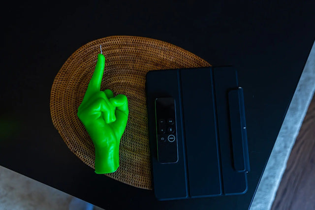 F*ck you neon Grün von Candle Hand