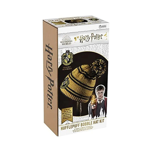 Harry Potter Strickset für Mütze Hufflepuff von Thumbs Up