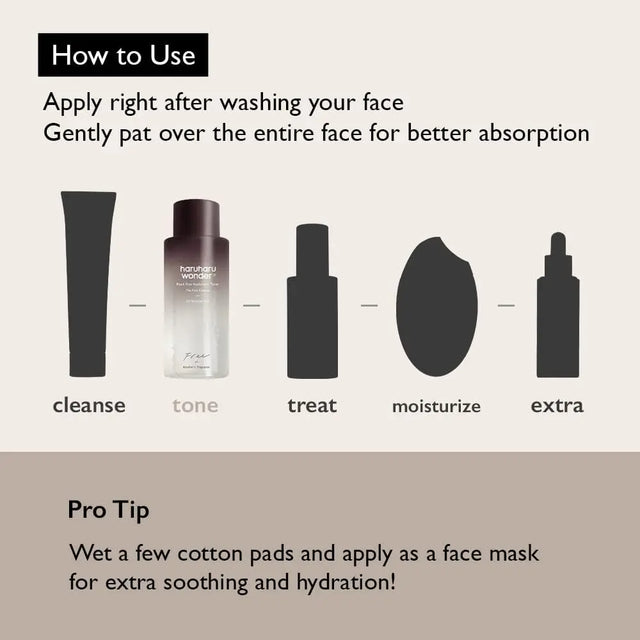 Toner Wonder Black Rice 150ml von Haruharu