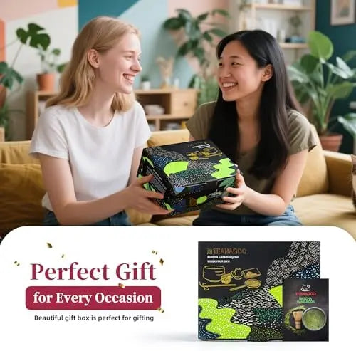 Matcha Set Obsidian mit Ausgiessschale 7-tlg. von TEANAGOO