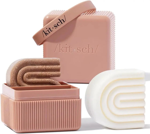 Beauty Reisesetui für feste Duschseife und Conditoner von Kitsch