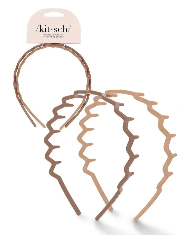 Zick Zack Stirnband 2er Set von Kitsch