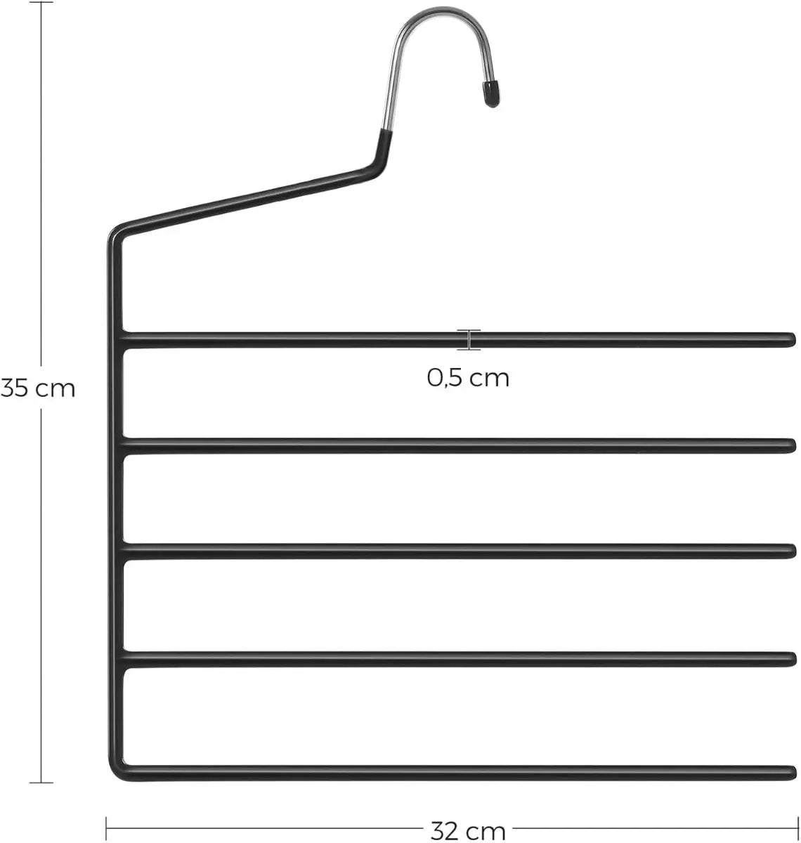 Hosenbügel Mehrfach Bügel Platzsparend 4er Set von Songmics