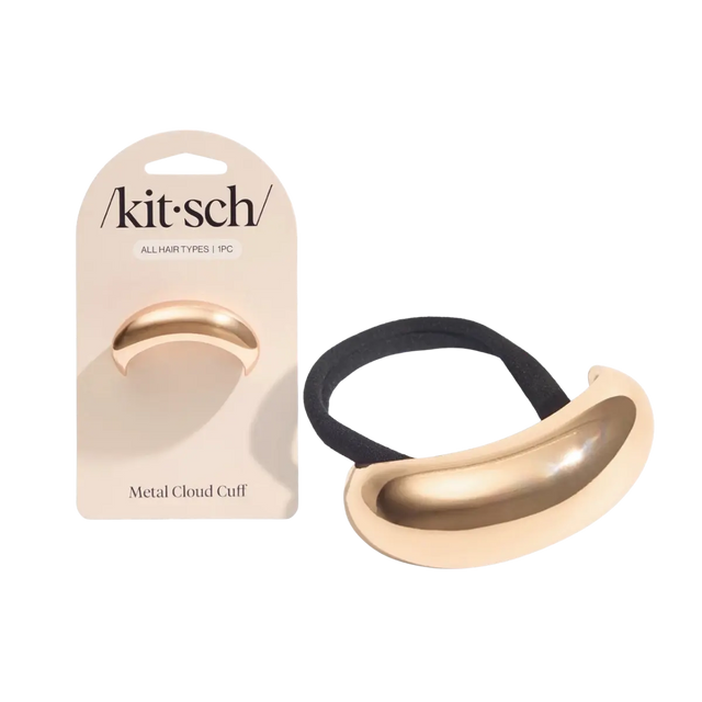 Haarband Metallwolke Gold M von Kitsch
