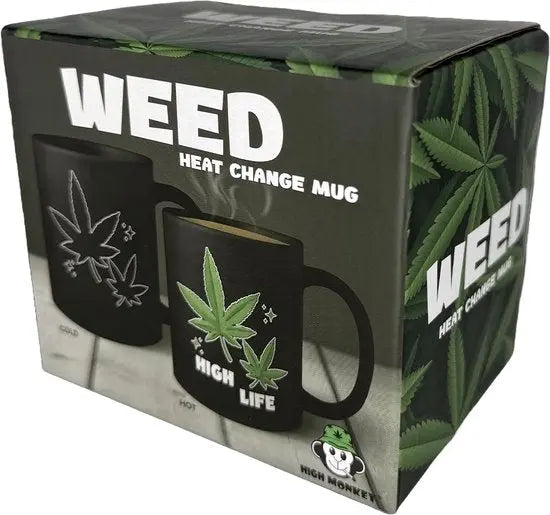 Tasse High Life Weed mit Farbwechsel von Mad Monkey