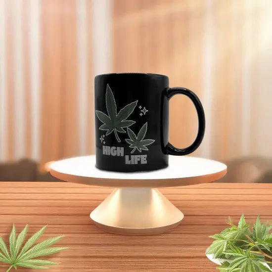 Tasse High Life Weed mit Farbwechsel von Mad Monkey