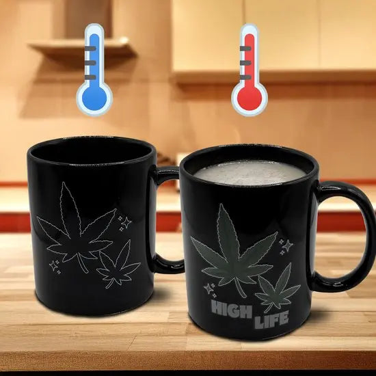 Tasse High Life Weed mit Farbwechsel von Mad Monkey