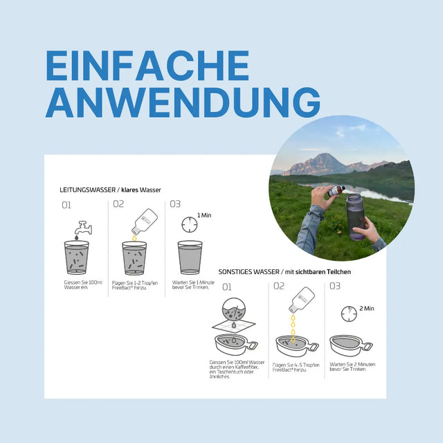 Freebact Drink 50L Trinkwasserdesinfektion von guteszeug.ch