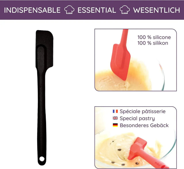 Spachtel Klein Silikon Schwarz von Mastrad