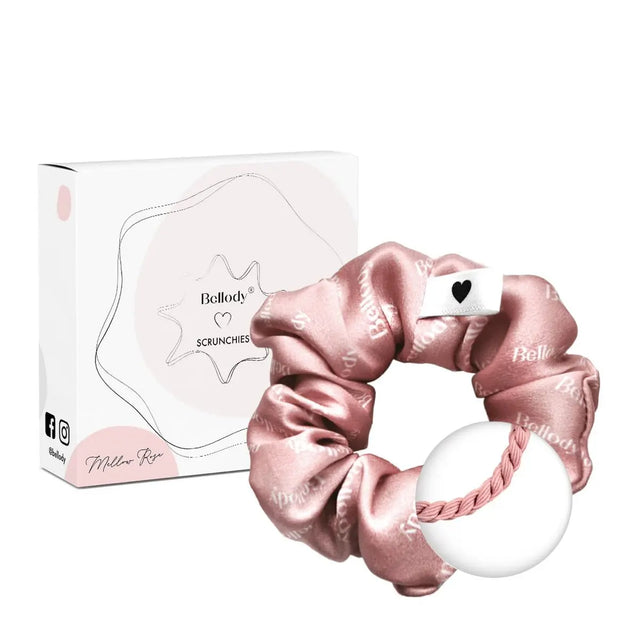 Seiden-Scrunchie Rosa von Bellody