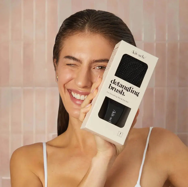 Entwirrungsbürste Schwarz von Kitsch