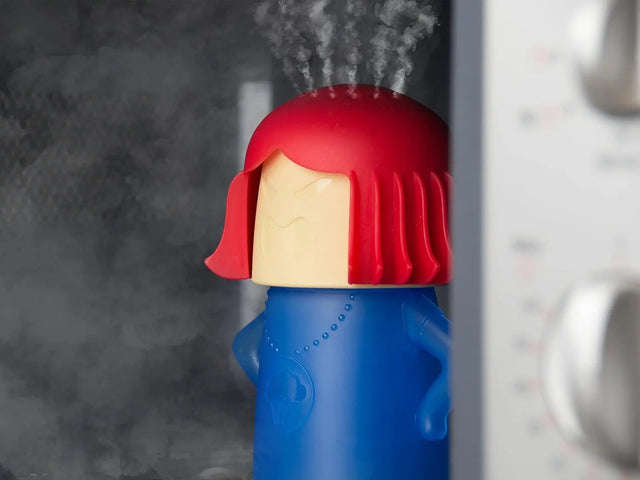 Mikrowellenreiniger Rot + Blau von Angry Mama