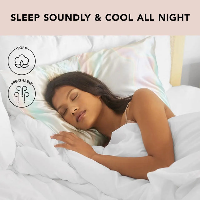 Satin Kissenbezug Aura von Kitsch