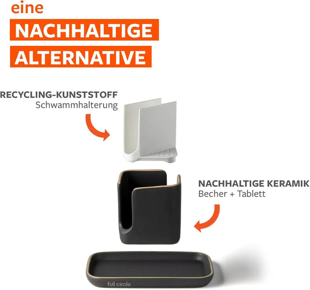 Keramik-Spülbeckenhalter Sink Caddy Stash von full circle
