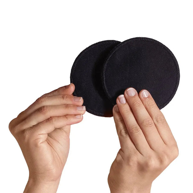 Stilleinlagen wiederverwendbar Schwarz 6er Set von Carriwell