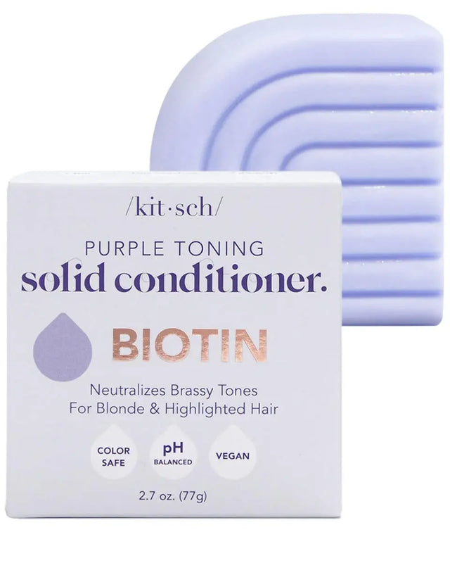 Purple Toning Solid Conditioner Bar von Kitsch