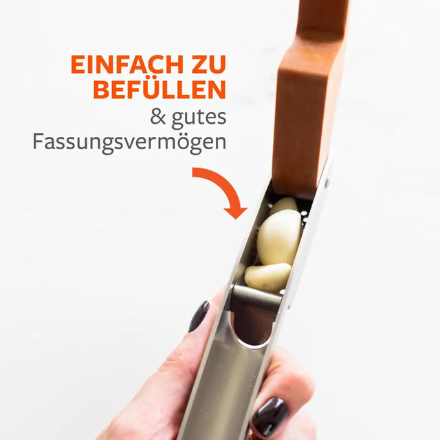 Knoblauchpresse Easy-Clean Crushed It von full circle