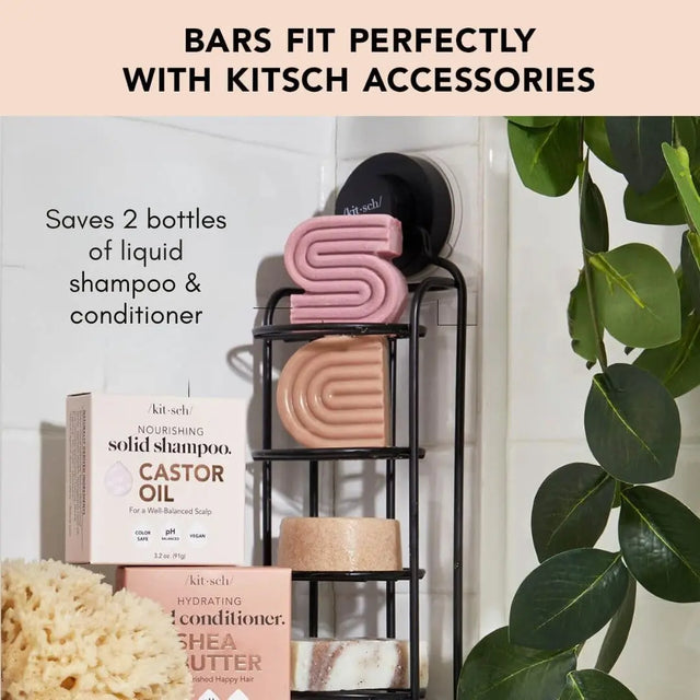 Pflegender Shampoo Riegel mit Rizinusöl von Kitsch