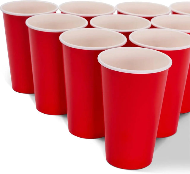 Beer Pong Set mit 100 Becher und 15 Bällen von Twiddlers