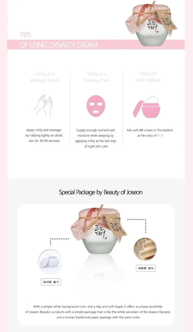 Dynasty Cream 50 ml von Beauty of Joseon