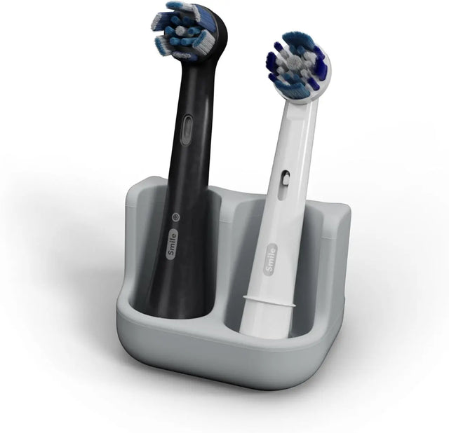 Aufsteckbürstenhalter 2er Grau von Qikfresh