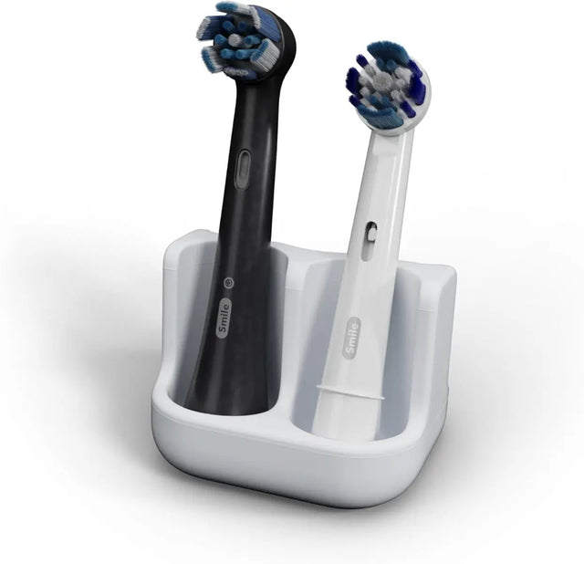 Aufsteckbürstenhalter 2er Weiss von Qikfresh