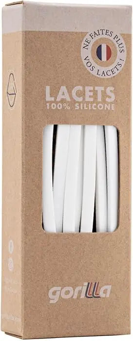 Elastische Schnürsenkel Flexibel Ohne Binden Schmal Silikon Snow von Gorilla Lacets