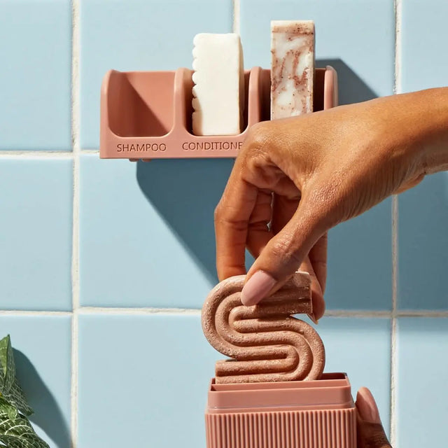 Beauty Reisesetui für feste Duschseife und Conditoner von Kitsch