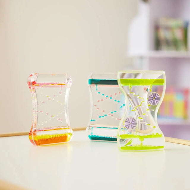 Flüssige Sanduhr Stepping Liquid Motion Timer 3er-Set von Twiddlers