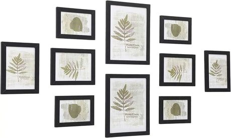 Bilderrahmen Set für Fotos, Schwarz von Songmics