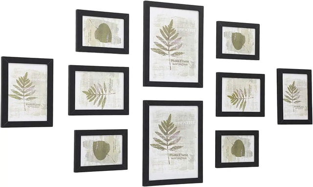 Bilderrahmen Set für Fotos, Schwarz von Songmics