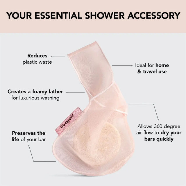 Shampoo Beauty Bar Bag Blush von Kitsch