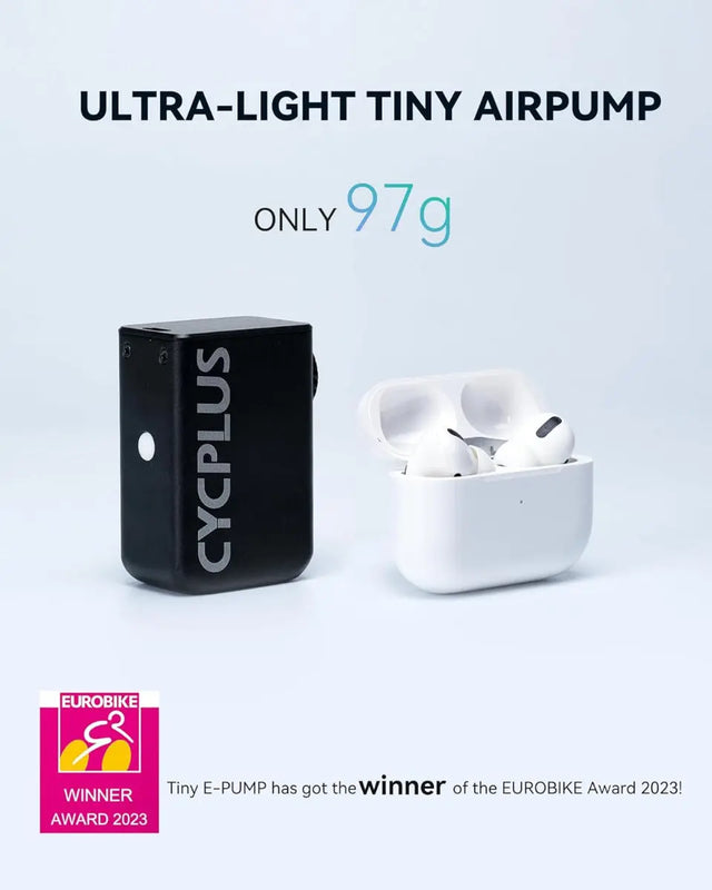 Fahrradpumpe AS2 Elektrisch Mini Kompressor Akku von Cycplus