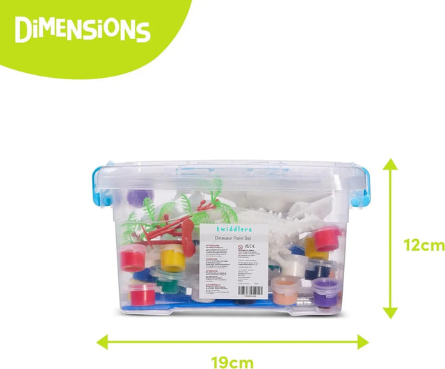 Dinosaurier Figuren 3D-Malset 15 Stück von Twiddlers