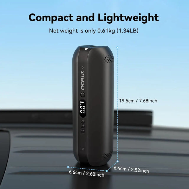 Luftpumpe AL1 150PSI Elektrischer Kompressor Tragbar All-In-One Akku von Cycplus
