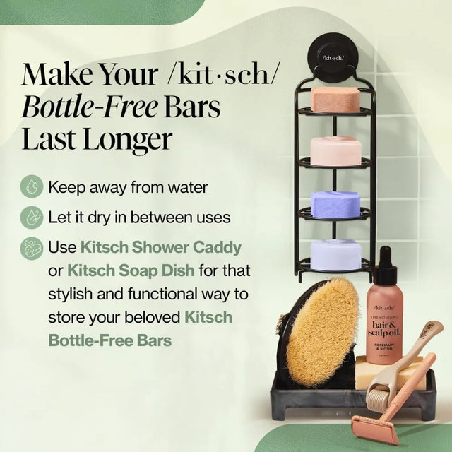 Feste Haarspülung mit Teebaum und Minze von Kitsch