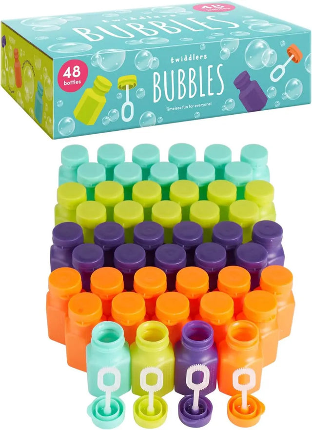 Seifenblasen mini Party Bubble Bottles 48 Stück von Twiddlers
