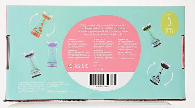 Spielzeug Flüssige Sanduhr 5 Stück von Twiddlers