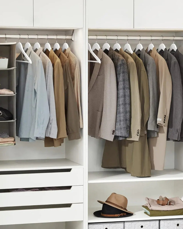 Kleiderbügel Holz 20er Set Rutschfest von Songmics