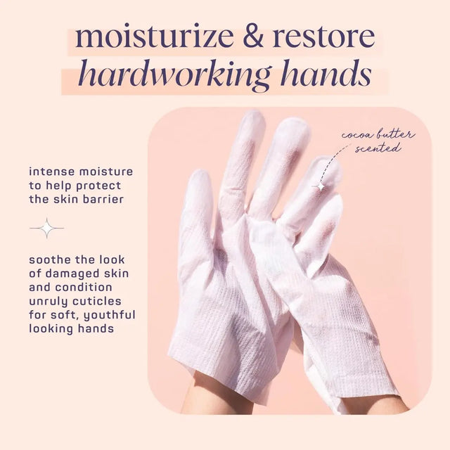 Feuchtigkeitsspendende Handschuhe mit Kakaobutter & Vitamin E von My Spa Life