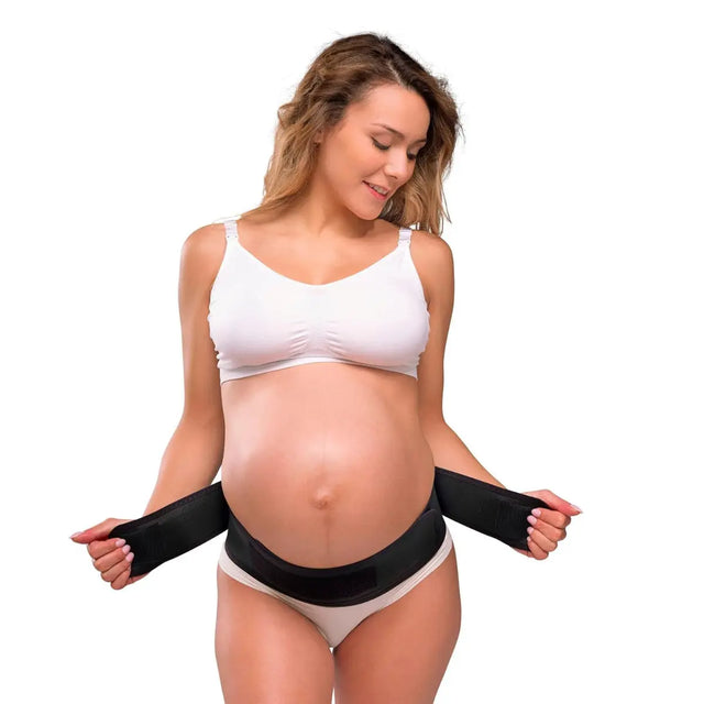 Stützgürtel für Schwangere Schwarz S/M von Carriwell