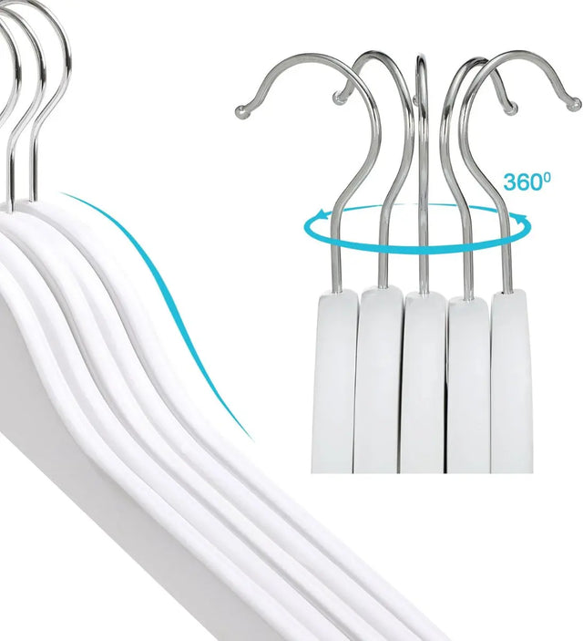 Kinderkleiderbügel 20er Set rutschfester Hosensteg von Songmics
