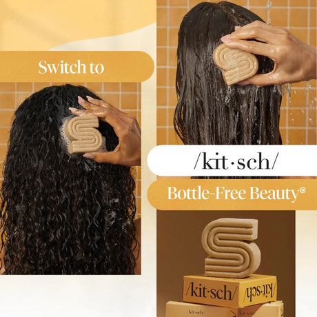 Shampoo-Riegel mit Kokosnussöl für Feuchtigkeit von Kitsch