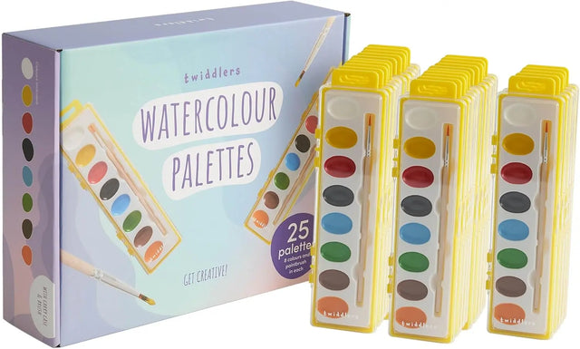 Malpalette Wasserfarbe 25 Sets von Twiddlers