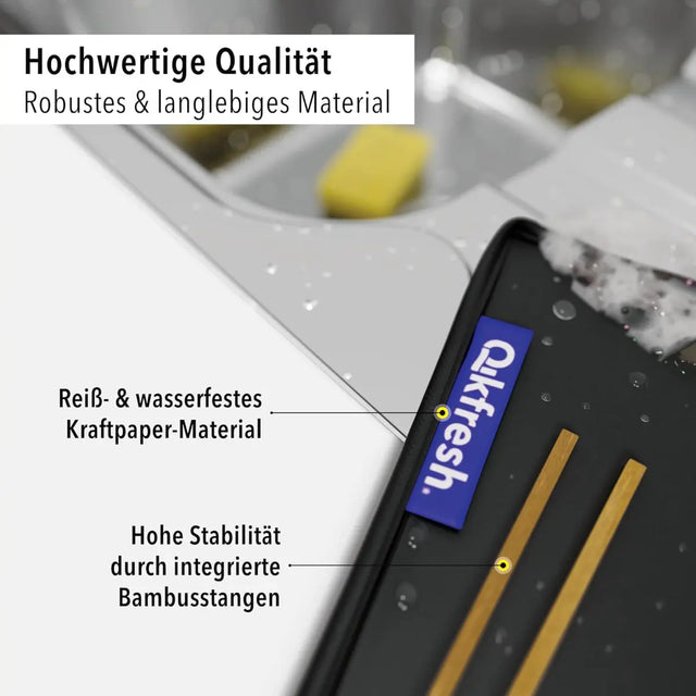 Mülltrennsystem 3er Set (ohne Beschriftung) von Qikfresh