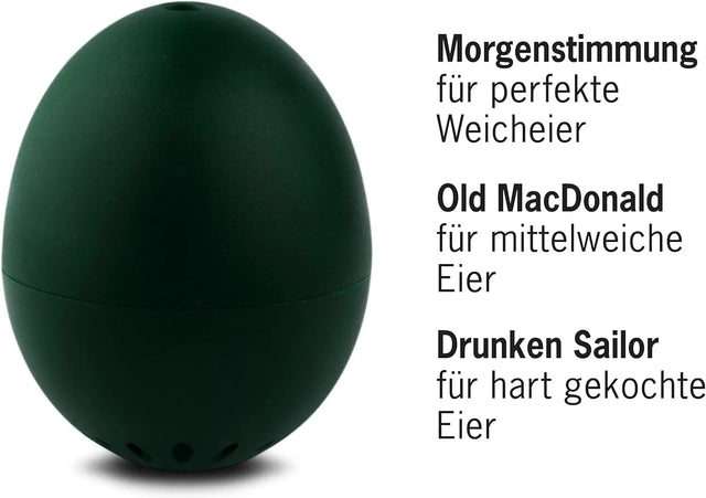 Singende Eieruhr Classic dunkelgrün von PiepEi