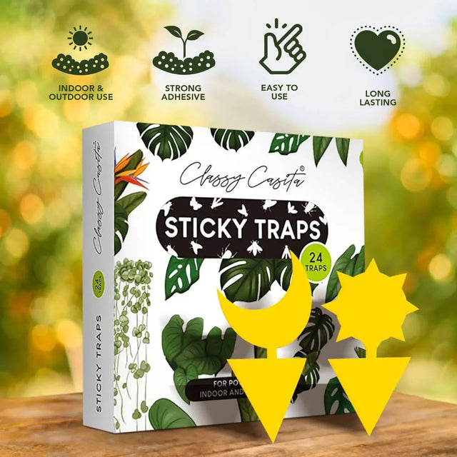Pflanzen Insektenfalle Klebefallen Vorteilspaket 24 Stk. von Classy Casita